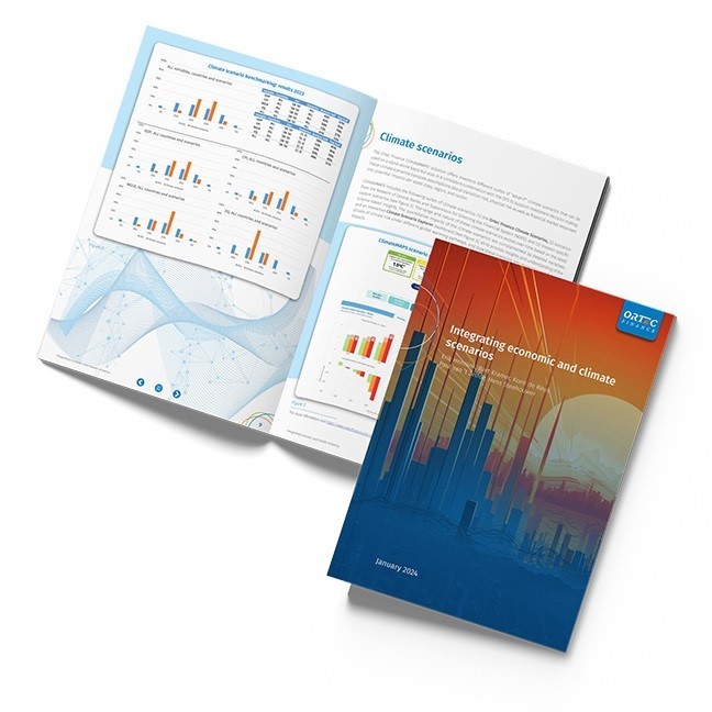 Integrating economic and climate scenarios