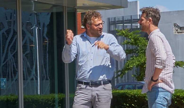 Maarten in gesprek met Joost