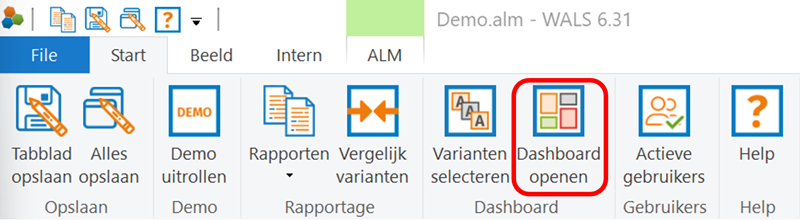 WALS Dashboard openen
